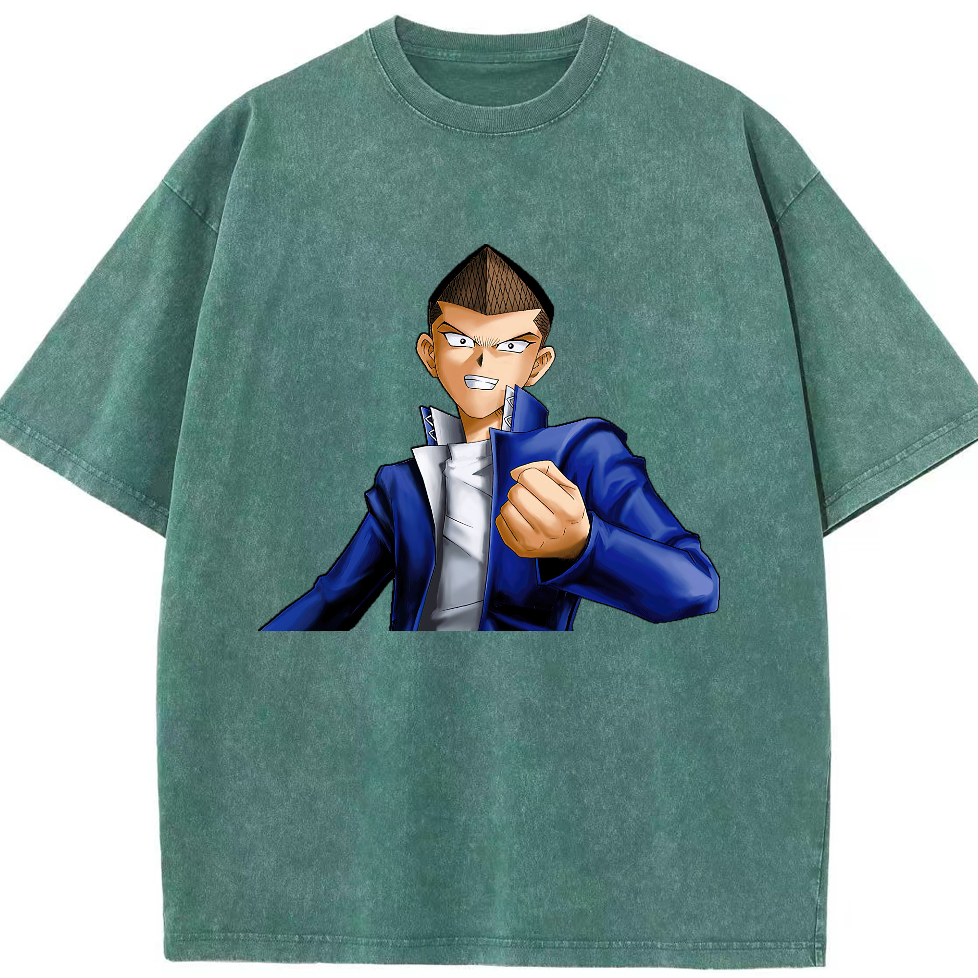 （画像用） 遊☆戯☆王 Yu-Gi-Oh! 綿100% ヴィンテージ風 半袖Tシャツ（フロントプリント）